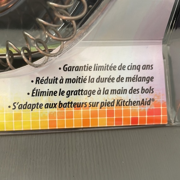 POURfect Whisk-A-Bowl Flex Edge Beater fits Tilt Head Mixer Attachment - Picture 4 of 11